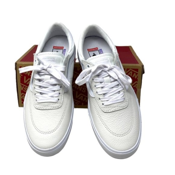 VANS Gilbert Crockett Casual Shoes For Women White Leather Sneakers VN0A5JIFWWW - Picture 6 of 11